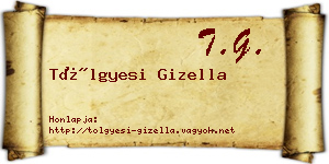 Tölgyesi Gizella névjegykártya